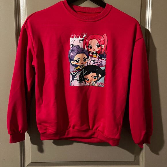 NEW Kids Kpop Demon Hunters Huntrix Sweater 11-12YR/Large - Picture 2 of 8